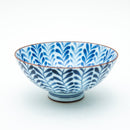 11.7cm Underglaze For Gift In Box Ceramic Rice Bowls 5pcs