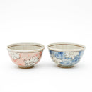 12.0cm Set of 2 Flowers For Gift In Box Ceramic Rice Bowls