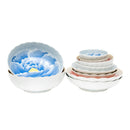 Bowl (Pottery/Microwave & Dishwasher Safe/Momoyama Peony/5cm/dia.14cm/SMCol(s): Red)