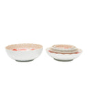 Bowl (Pottery/Microwave & Dishwasher Safe/Momoyama Peony/5cm/dia.14cm/SMCol(s): Red)