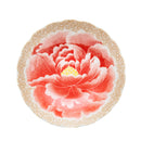 Shallow Bowl (Pottery/Microwave & Dishwasher Safe/Momoyama Peony/4.8cm/dia.16.8cm/SMCol(s): Red)