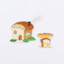 Overglad Green Flash 2pcs Bakery in the Forest Bread Thief Clear Stickers