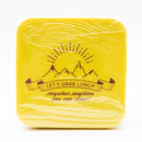 Lunch Box (Polypropylene/Polyethylene/Polystyrene/2 Layers/Mountain/Square/SMCol(s): Yellow)
