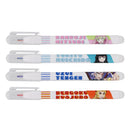 Marker Pens (Can Draw 2 Lines Simultaneously/Demon Slayer/Red x Orange, Navy Blue x Light Violet, Mint x Light Blue, Pink x Mint/Sun Star/twiink/SMCol(s): Multicolour)