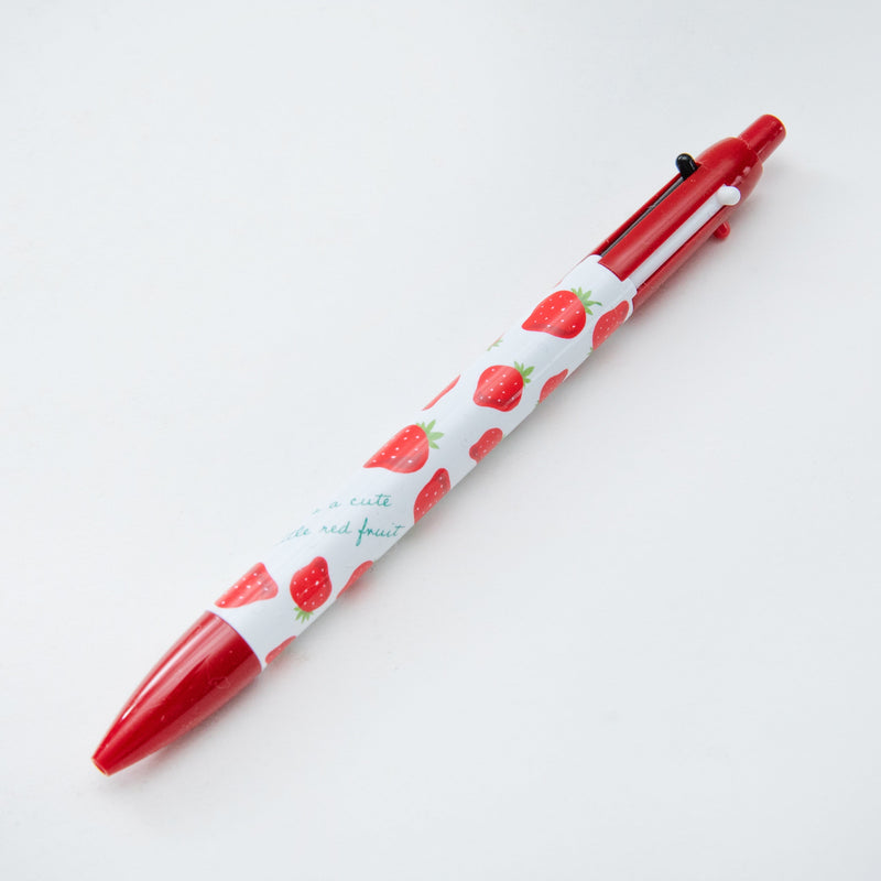 Multifunction Pen (0.5mm Mechanical Pencil & 0.5mm Ballpoint Pens: Black & Red Ink/Black,Red/14.9cm/Ø1.1cm)