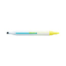 Sun Star DECOT Aqua Blue,Yellow With Clip Can Use Bullet Tip to Write on Top of Chisel Tip Dual-Ended: Chisel Tip & Bullet Tip Marker