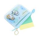 Zipper Pouch (Mini/Flat/Mofusand: Samenyan/mitte Colour/1x17x10cm/Sun Star/SMCol(s): Blue)