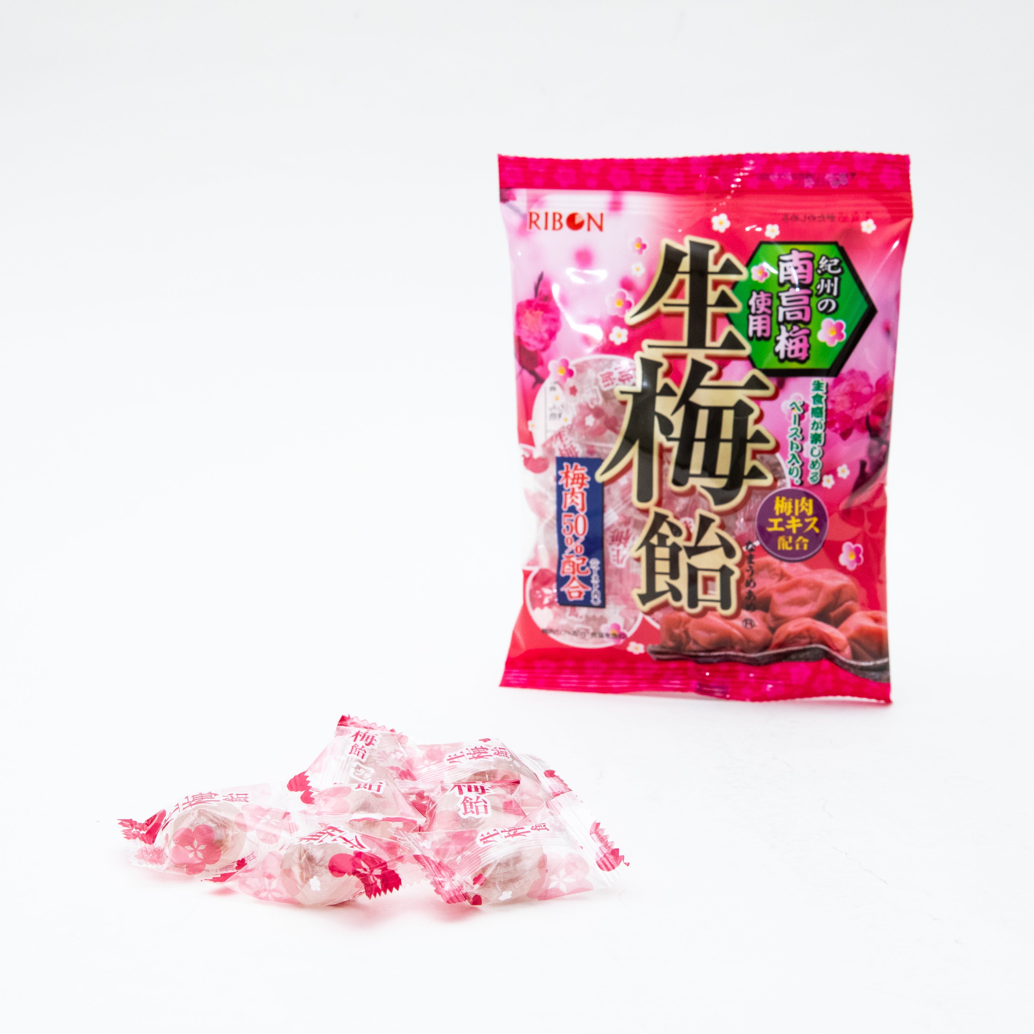 その他 Ume 3-1 Ribon Plum Paste Hard Candy| Japanese Candy - Ribon | Oomomo Canada