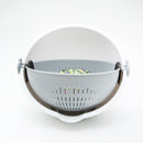 Colander (PP/Spin Wheel/Heat Resistance: 120?/L/3.4L/Ø23cm/Kokubo/SMCol(s): Grey,White)