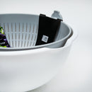 Colander (PP/Spin Wheel/Heat Resistance: 120?/L/3.4L/Ø23cm/Kokubo/SMCol(s): Grey,White)
