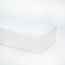 Food Container (PP/With Air Valve/Microwave & Dishwasher Safe/Temperture Resistance: -20? to 140?/Stackable/920mL/12x20x5.5cm/Kokubo/HAUS/SMCol(s): White)