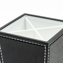Desk Organizer (4 Compartments/2 Removable Dividers/8.8x8.8x10cm/Kokubo/STYLE VI/SMCol(s): Black,White)