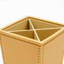 Desk Organizer (4 Compartments/2 Removable Dividers/8.8x8.8x10cm/Kokubo/STYLE VI/SMCol(s): Beige)