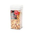 Food Storage Container (AS, ABS/Airtight/Easy Lock & Release With Lever/Not Microwave & Dishwasher Safe/For Dry Food/1500mL/10x10x21.4cm/Kokubo/SMCol(s): Pink)