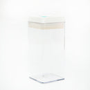 Food Storage Container (AS, ABS/Airtight/Easy Lock & Release With Lever/Not Microwave & Dishwasher Safe/For Dry Food/1500mL/10x10x21.4cm/Kokubo/SMCol(s): Green)