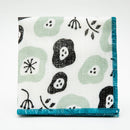 Kitchen Cloth (Soft & Absorbent/Modern Flower/30x30cm/Kokubo/SMCol(s): Green,White)