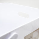 Laundry Basket (With 4 Foldable Legs/With Handle & Side Grips/Holds up to 5kg/Height Including Legs: 54.8cm/34.4x46x30.3cm/Kokubo/SMCol(s): White)