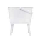 Laundry Basket (With 4 Foldable Legs/With Handle & Side Grips/Holds up to 5kg/Height Including Legs: 54.8cm/34.4x46x30.3cm/Kokubo/SMCol(s): White)
