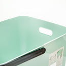 Laundry Basket (With 4 Foldable Legs/With Handle & Side Grips/Holds up to 5kg/Height Including Legs: 54.8cm/34.4x46x30.3cm/Kokubo/SMCol(s): Green)