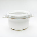 Microwave Cooker (Cooker: 740ml, Lid: 350ml/9x18.1x14.5cm/SMCol(s): White)