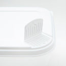 Microwave Cooker (PP/Multipurpose Bowl/Microwave Safe/Lid with Draining Slots/16.4x16.4x9.4cm/SMCol(s): Grey)