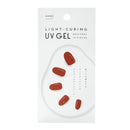 Gel Nail Stickers (UV Gel/Plain/Sheet Size: 9.8x5cm/SMCol(s): Red)