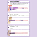 BT21 Minini Makeup Brush Set