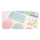 Stickers (For Writing Message on Shikishi Board/Rainbow/15.7x20.5cm (1 Set/Ensemble)/Ryu-Ryu/SMCol(s): Multicolour)