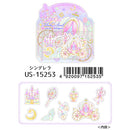 Clothes-Pin 32pcs Cinderella Sticker Flakes US15253