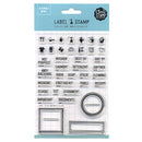 Kodomo No Kao Stamp Label Stamp Clear Household Items