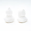 Hina Dolls (Ceramics/For DIY Painting/Boy: H5xW4xD3cm, Girl:H4.5xW4xD3cm/2pcs/SMCol(s): White)
