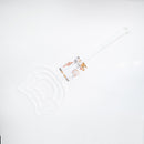 Futon Beater Racket (PP/With Hanging Hole/For Beating Dust Out of Futon/Cat-Shaped/19.8x54.7cm/SMCol(s): Black/White)