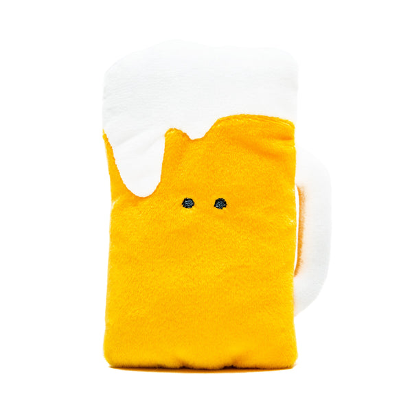 Plushie (Key Chain/Cute Eyes Japanese Restaurant: Beer/Palm Size/8x10cm/Yell/SMCol(s): Yellow)