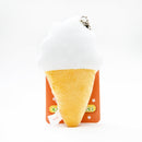 Plushie (Key Chain/Cute Eyes Fast Food: Vanilla Soft Serve/Palm Size/3x6x11cm/Yell/SMCol(s): White,Yellow)