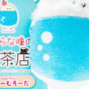 Plushie (Key Chain/Mini/Cute Eyes Café: Cream Soda/Palm Size/4.5x6.5cm/SMCol(s): White,Blue)
