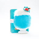 Plushie (Key Chain/Mini/Cute Eyes Café: Cream Soda/Palm Size/4.5x6.5cm/SMCol(s): White,Blue)