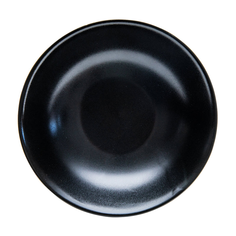 Shallow Bowl (Porcelain/Tenmoku/5cm/Ø17.5cm/SMCol(s): Black)