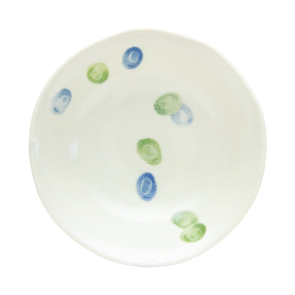 Mini Bowl (Porcelain/Broad Beans/4cm/Ø13.5cm/SMCol(s): Green,Blue,White)