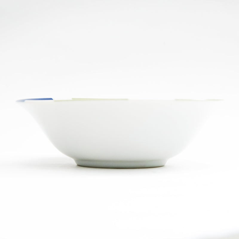 Small Bowl (Porcelain/Twisted Shapes/4.5cm/Ø14.3cm/SMCol(s): White,Green,Blue)