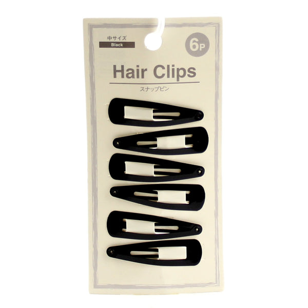 Hair Clips (BK/6pcs)