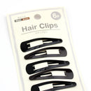 Hair Clips (BK/BN/6pcs)