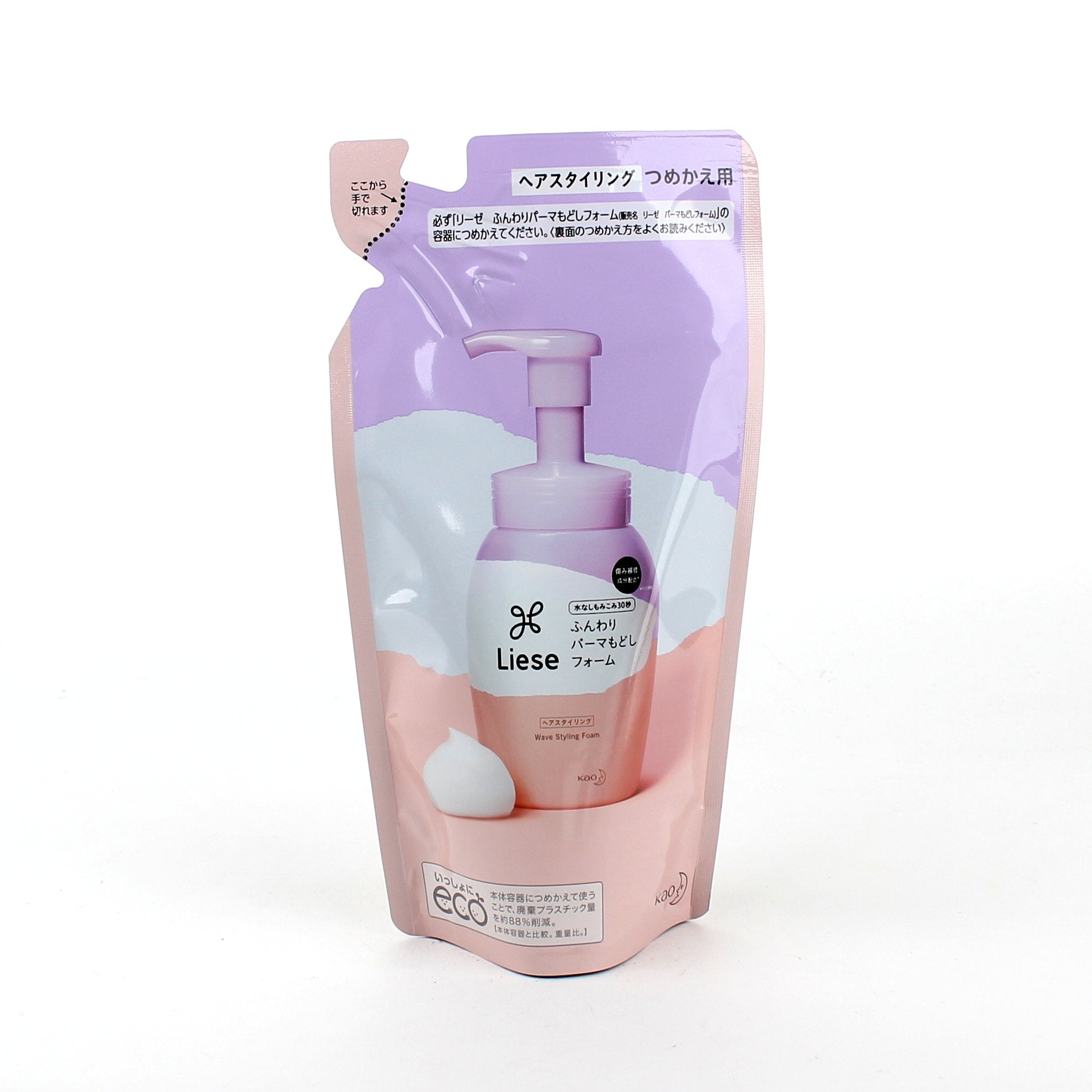 Hair Styling Foam Refill (For Permed Hair / Revive Bouncy Curls / Kao