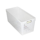 Basket-w/Label*Slim (w/Label*Slim/WT/13.3x29.1x12.5cm)