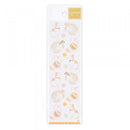 Stickers (Washi Paper/Japanese Style/Cats/Sheet Size: H16.5xW5cm/SMCol(s): White,Gold,Beige)