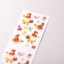 Stickers (Little Red Riding Hood/Sheet Size: H16.5xW5cm/SMCol(s): Red,Yellow)