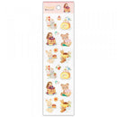 Stickers (Washi Paper/Animals & Sweets/L/Sheet Size: H18.5xW5cm/SMCol(s): Pink)
