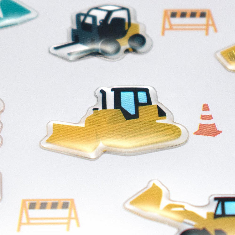 Stickers (Resin/Heavy Equipments/L/Sheet Size: H16.5xW9cm/SMCol(s): Multicolour)