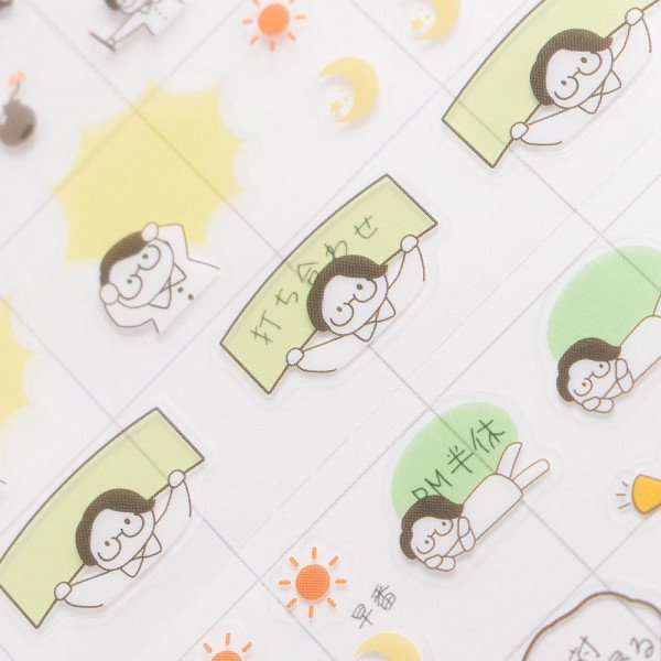 Stickers (Big/For Planner/Work/Sheet: 16.5x9cm/SMCol(s): Multicolour)