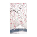 Noren Curtain (Japanese Style/Weeping Cherry Blossom & Fuji/85x150cm/SMCol(s): Pink,Blue)
