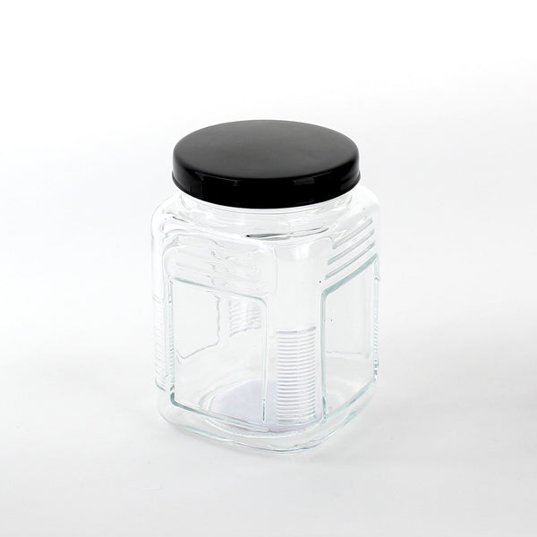 Container with Lid (Glass/BK/830mL)